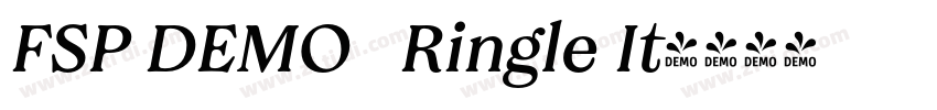 FSP DEMO   Ringle It字体转换